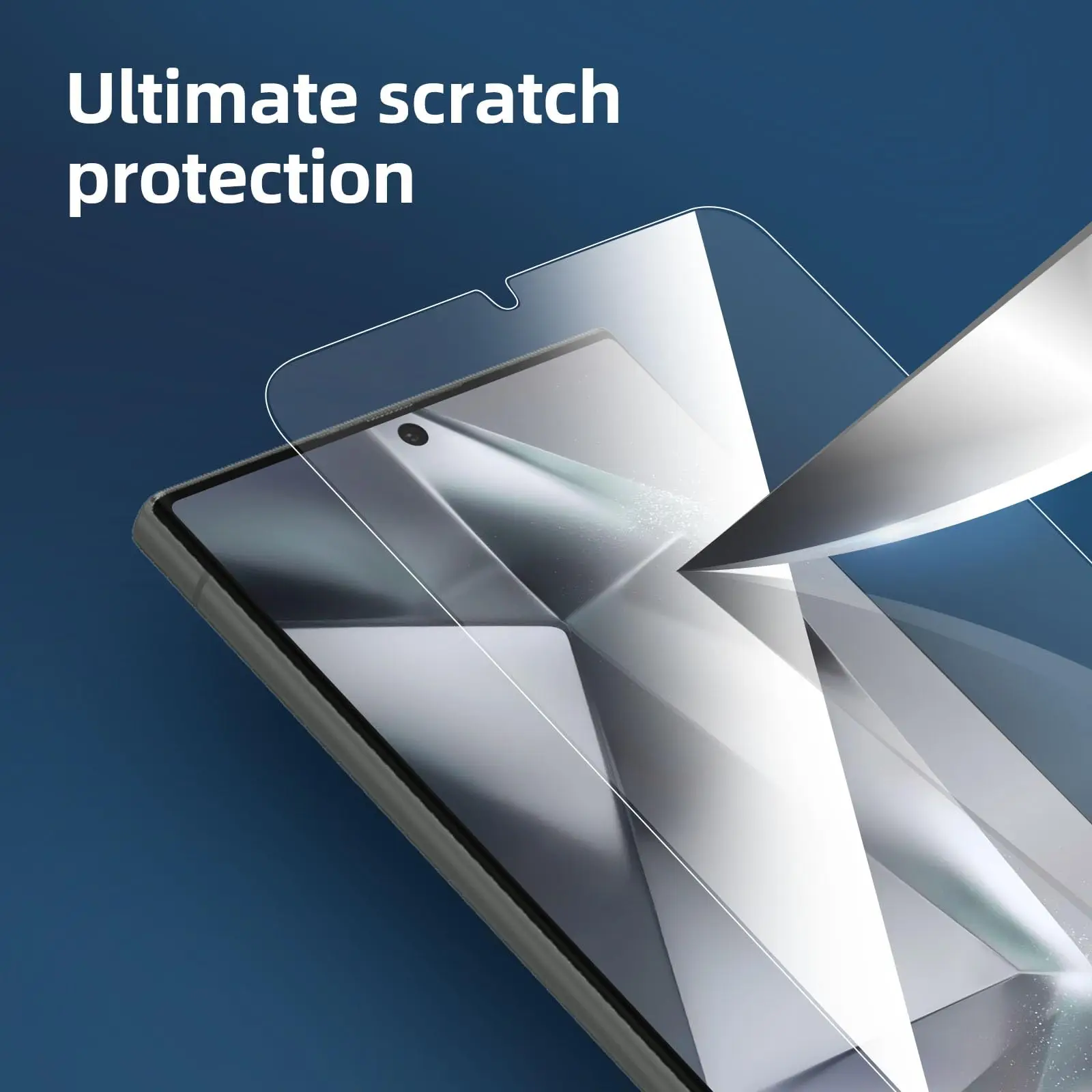 Premium Tempered Glass Screen Protector - HD Clarity, 9H Hardness, Anti-Scratch, High-Definition Crystal Film, Easy Unlock