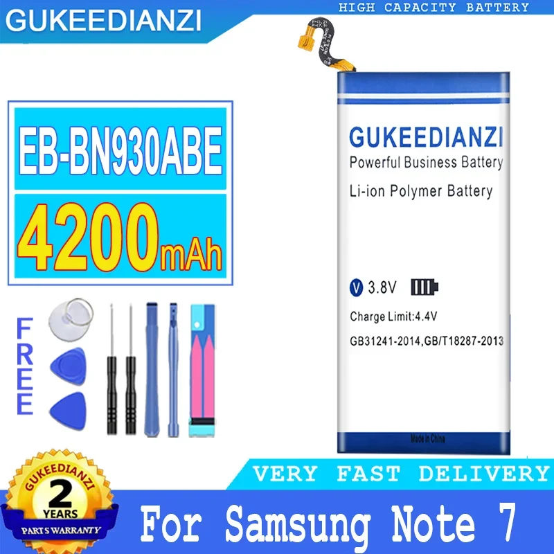 

Battery for Samsung Galaxy Note 7, EB-BN930ABE, EB-BN935ABA, N935, N930, SM-N930F, N930G, N930V, N930A, N930T, 4200mAh