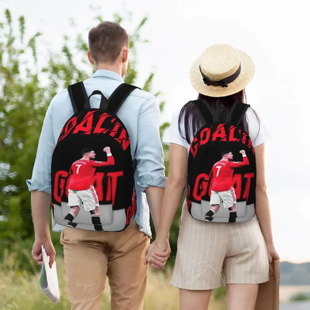 Se8bb5ff251654fc49c666bd7cc93d8daS Mochila CR7 C-Cristiano Ronaldo GOAL'In moderna e moderna, mochila de estudante confortável e durável