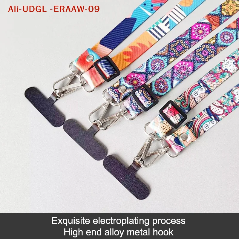 Premium Universal Crossbody Mobile Lanyard with Secure Anti-Loss Strap & Key Attachment