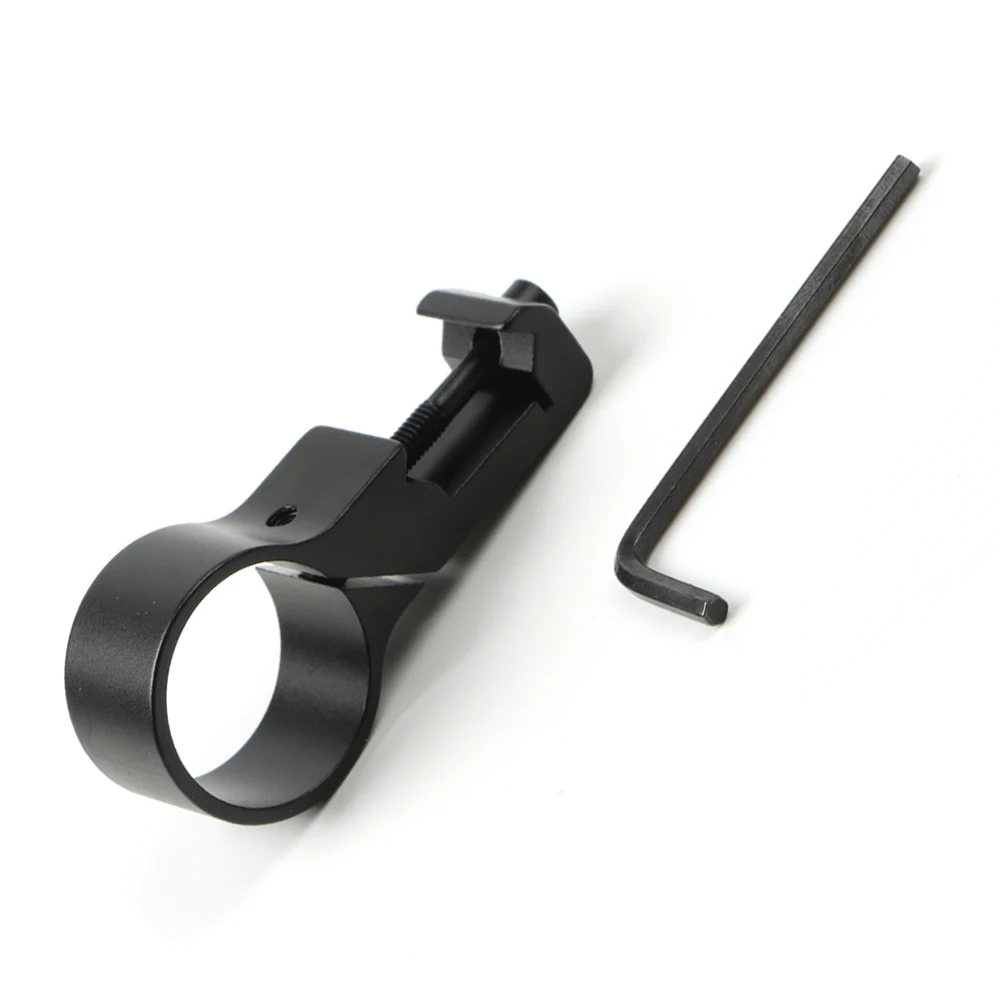 Flashlight Mount 1" Offset Ring Flashlight Light Laser Side Mount Adapter Hunting Rifle Scope 20mm Weaver Picatinny Rail Mount