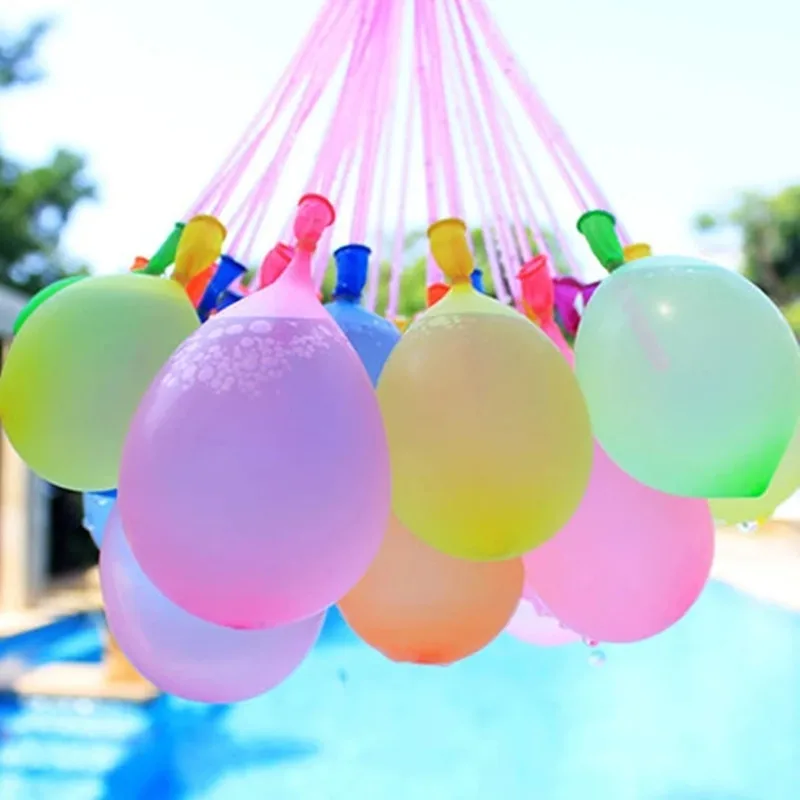 111pcs Water Bombs Balloon Amazing Filling Magic Balloon Children Water War Game Supplies Kids Summer Outdoor Beach Toy Party