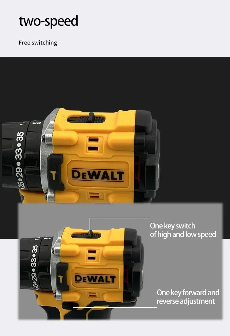 DEWALT DCD805 Brushless Compact Electric Screwdriver Hand Drill Impact Drill 20V Rechargeable Lithium Battery charger Se8bb7e3389854fc88ce4bf5184de086bo