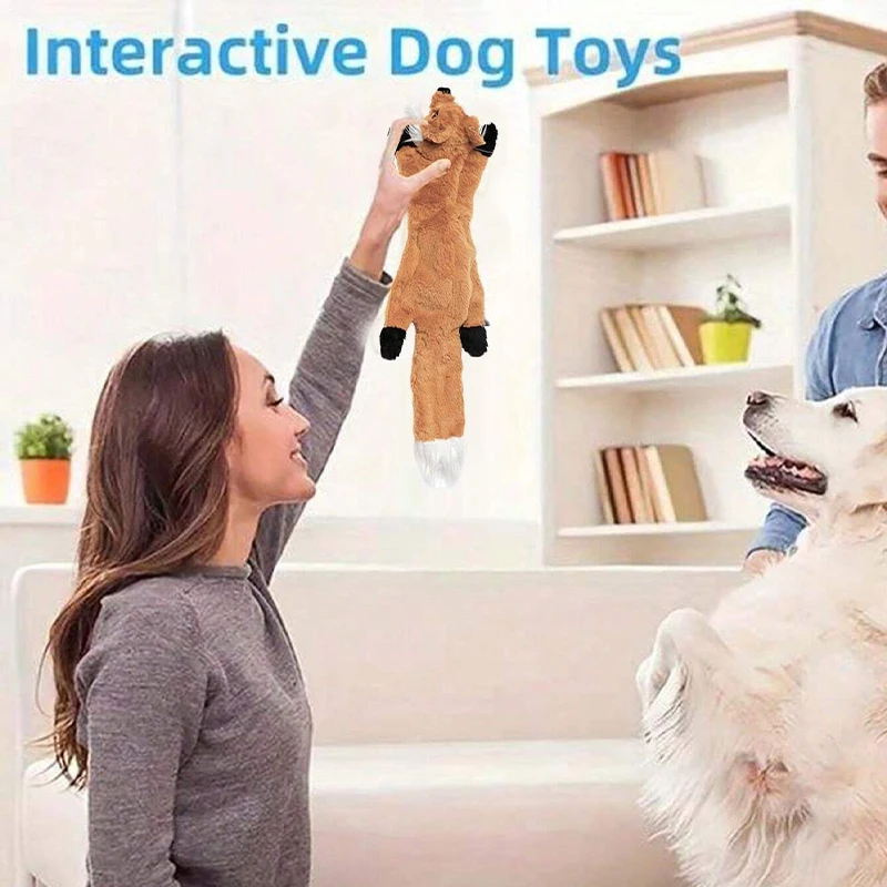 Plush Sounding Animal Dog Toy 4