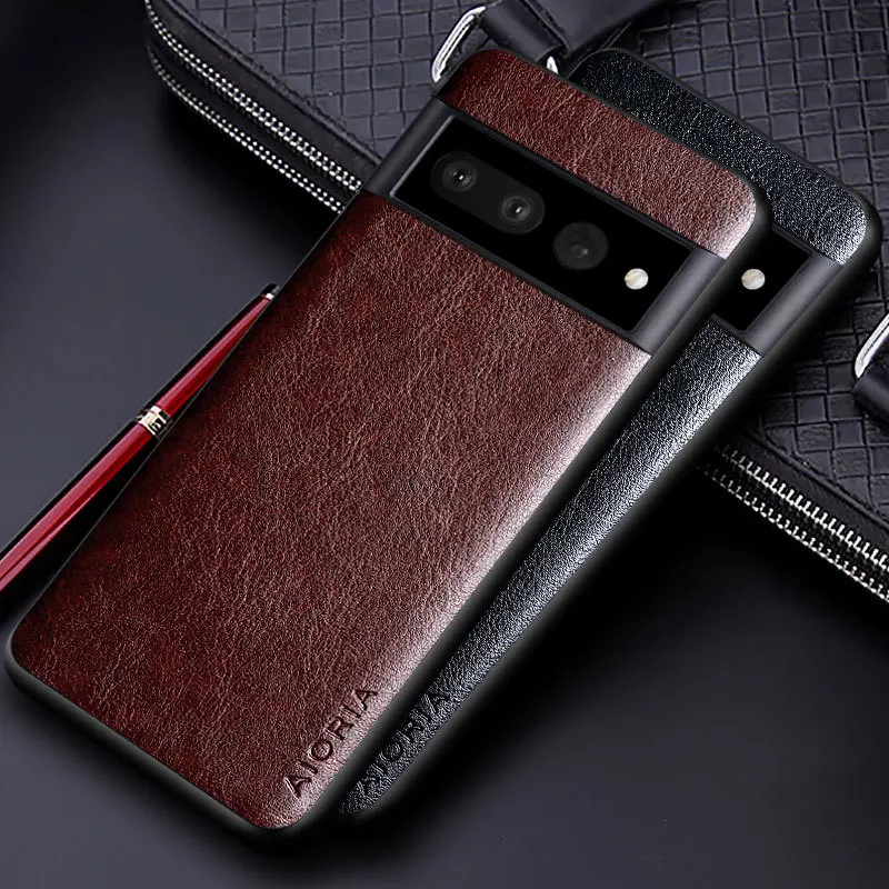 Pu Leather Phone Case For Google Pixel 7 6 Pro Luxury Slim Fit Design