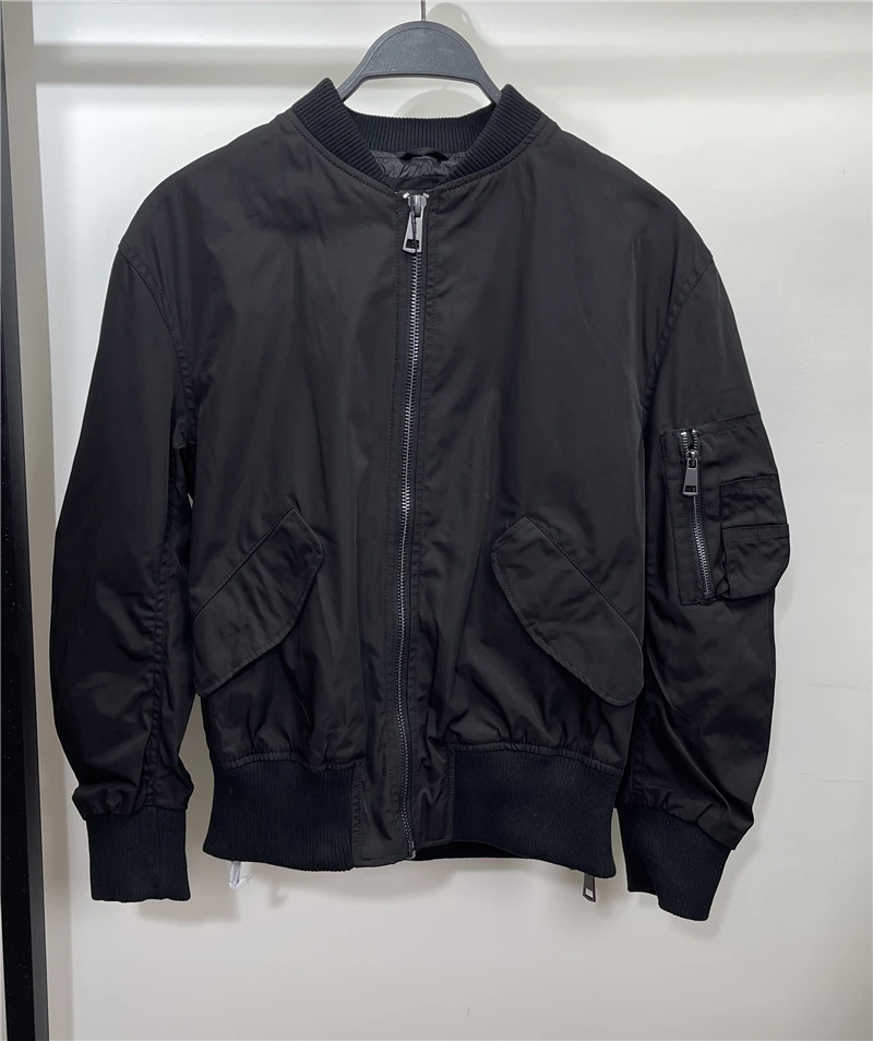 Men's Bomber Jacket - Orange