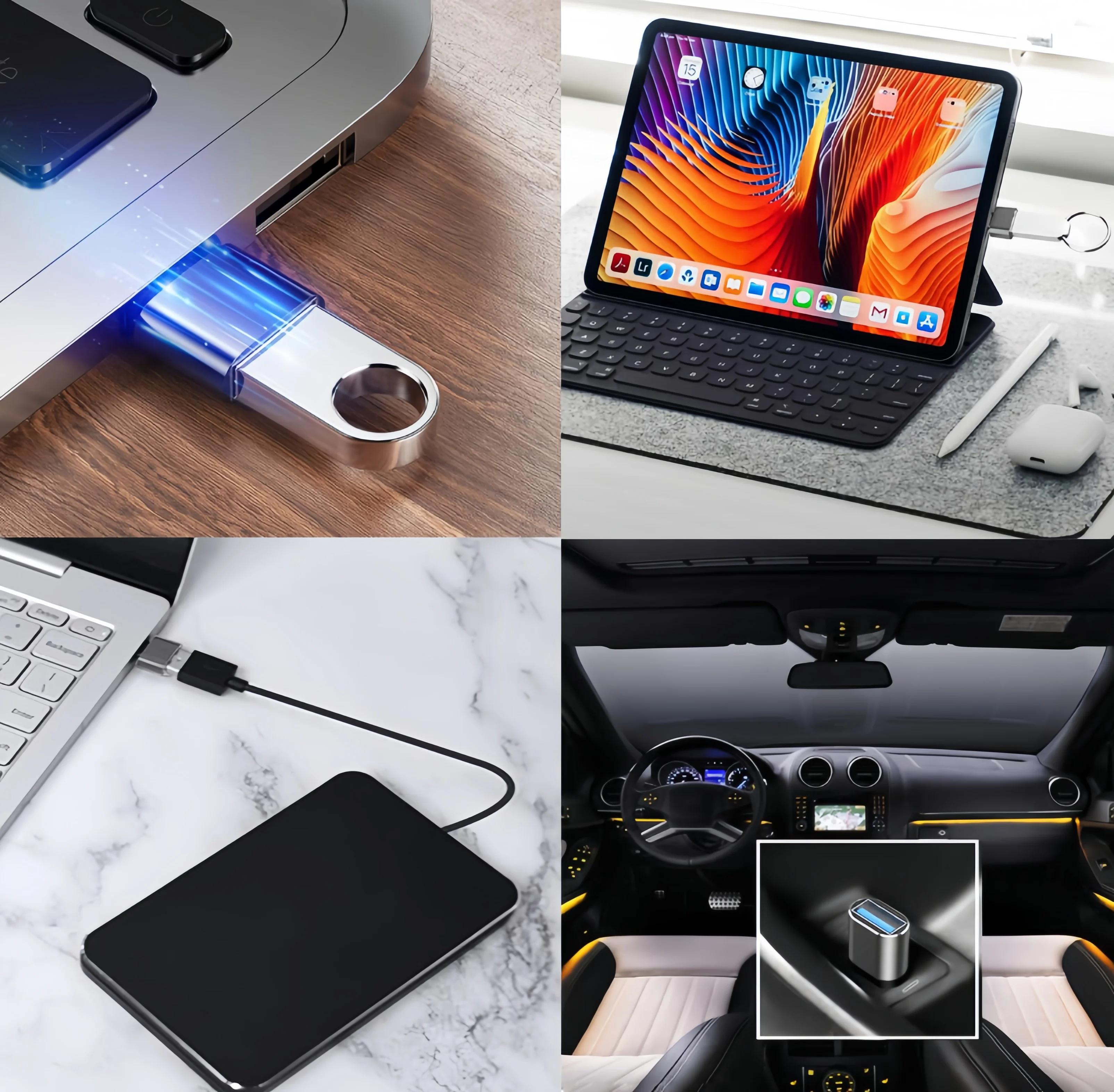 USB C to USB 어댑터, USB C 어댑터, 타입 C 남성 to USB 여성 어댑터, OTG USB 어댑터 to USB C