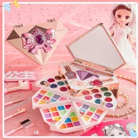 Girl'S Cosmetics Makeup Gift Box Home New Year'S Gift Playing House With Non-Toxic Toys Essential Beauty Set For Delicate Girls 1