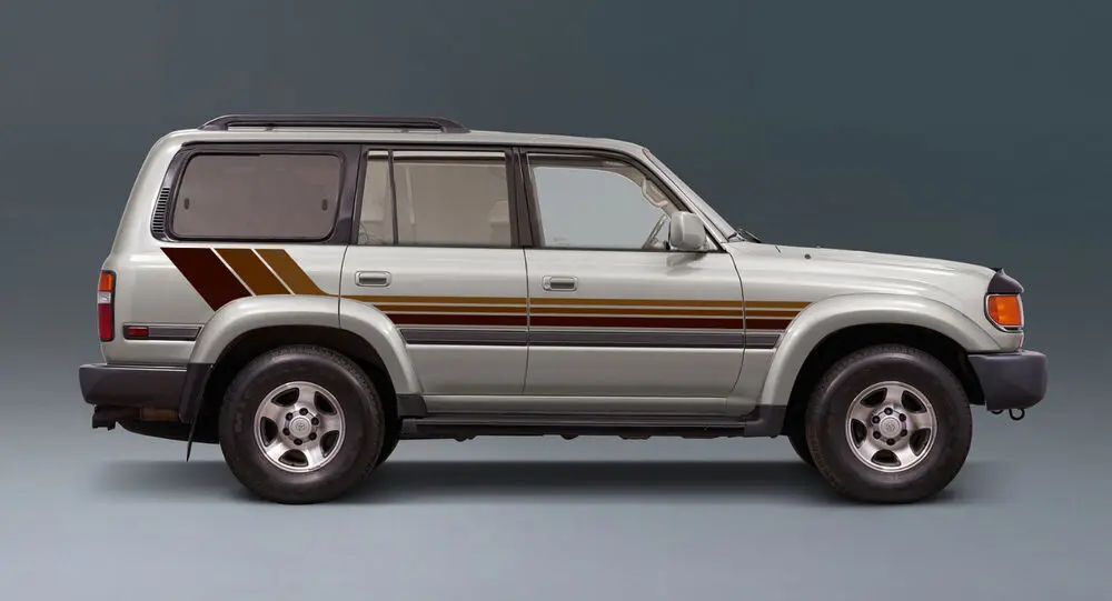 Toyota Land Cruiser FJ80 decal example 4