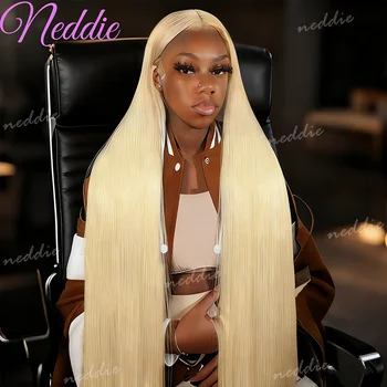 Blonde Wig Straight 613 Hd Lace Frontal Wig 13X6 13X4 Transparent Brazilian Straight Lace Front Wigs 30 Inch Human Hair 1