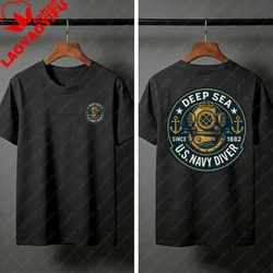 Nautical Adventure Men's Military - Style Casual T - Shirt - XS (004942yxx - black)