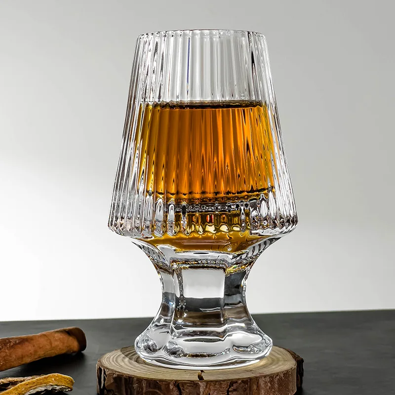 Description Picture 6 of item70ml Bourbon Whisky Crystal Glass Snifter  Narrow Rim Tasting Glasses - Handcrafted - Good for Cognac Brandy Scotch