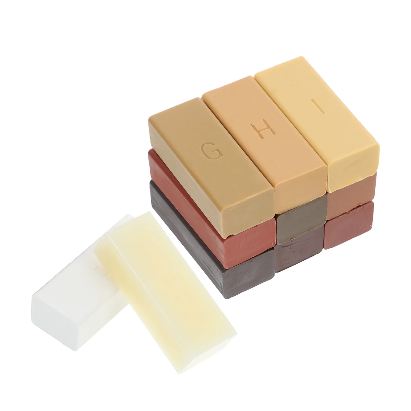 11 Pcs Wood Floor Repair Wax Drywall Patch Tape Door Kit Encaustic Medium Hot Plate Kits Ceramic Tile Scratch Remover Mud