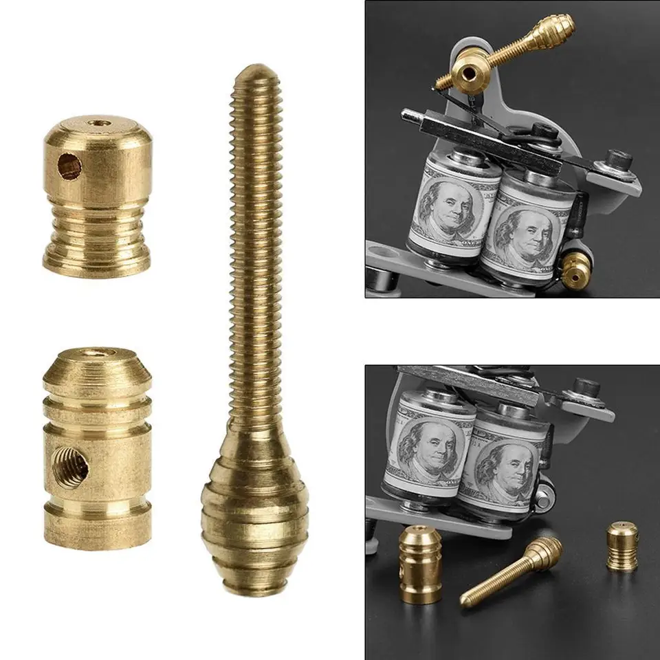 タトゥーマシン古銭グリップバイスネジ