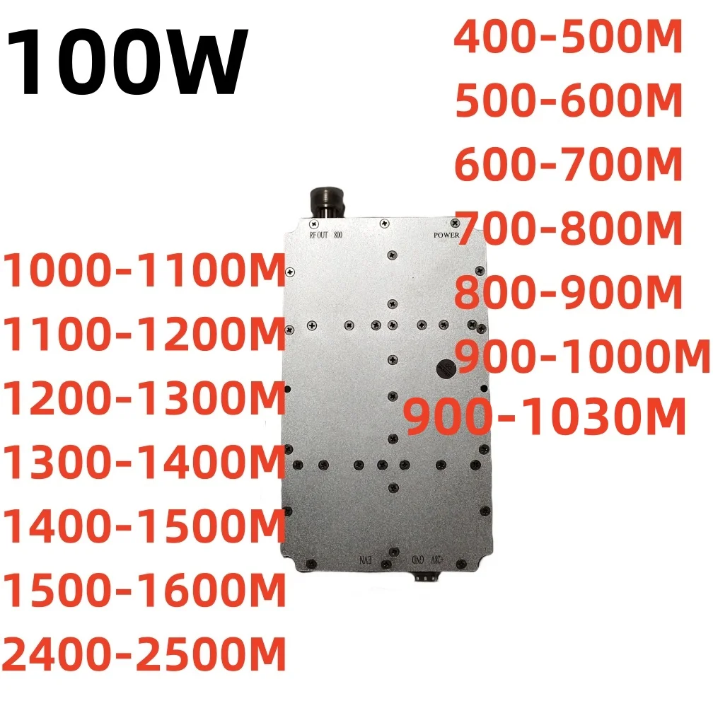 RF Power Amplifier W100 400-500MHZ 500-600MHZ 600-700MHZ 700-800MHZ 800-900MHZ900-1000MHZ900-1030MHZ POWER AMPLIFIER NOISE GENERATOR Module