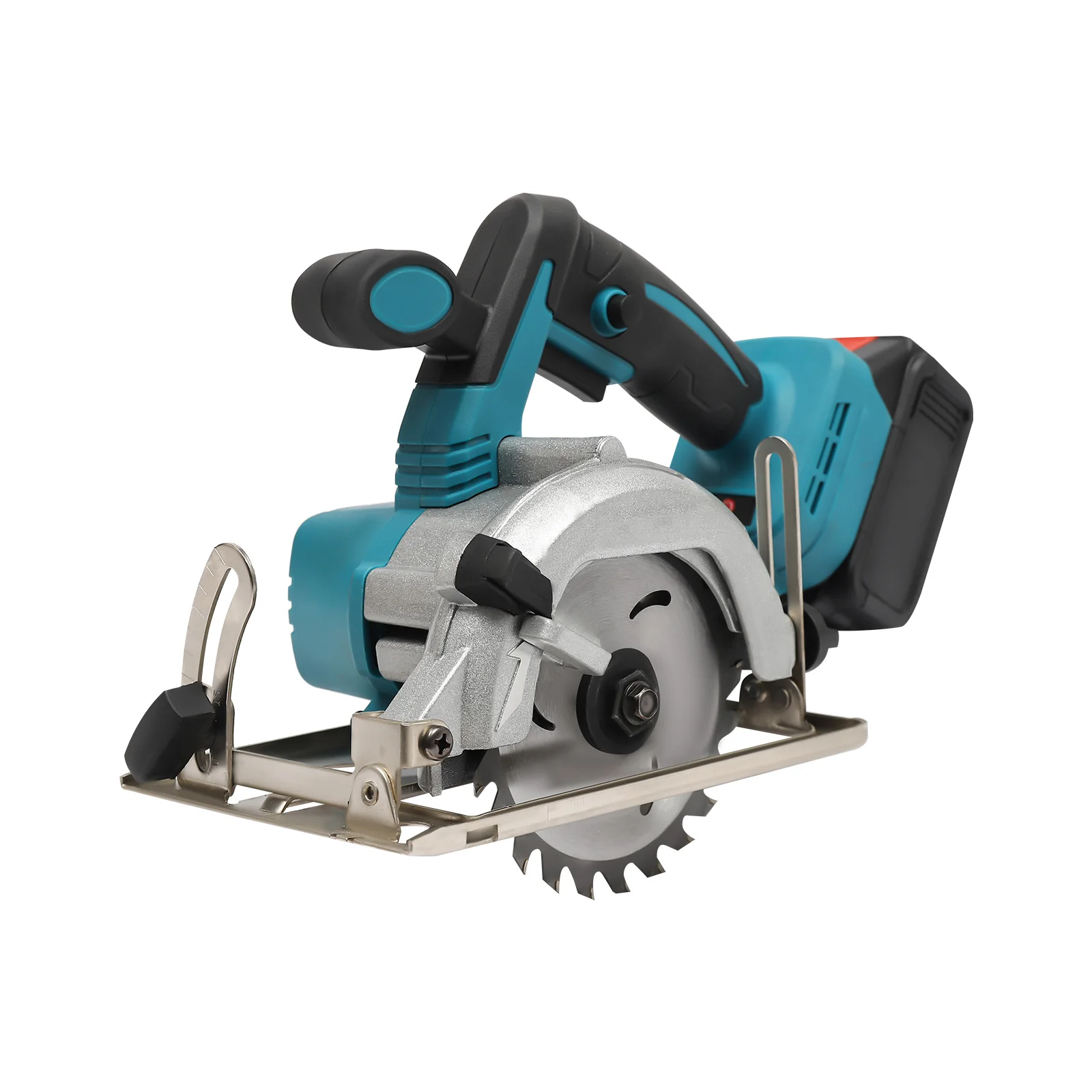 Brushless Chainsaw 0-45° Bevel Cutting Cordless Electric Circular Saw with Charger for Cutting Wood and Ceramic Tiles 4