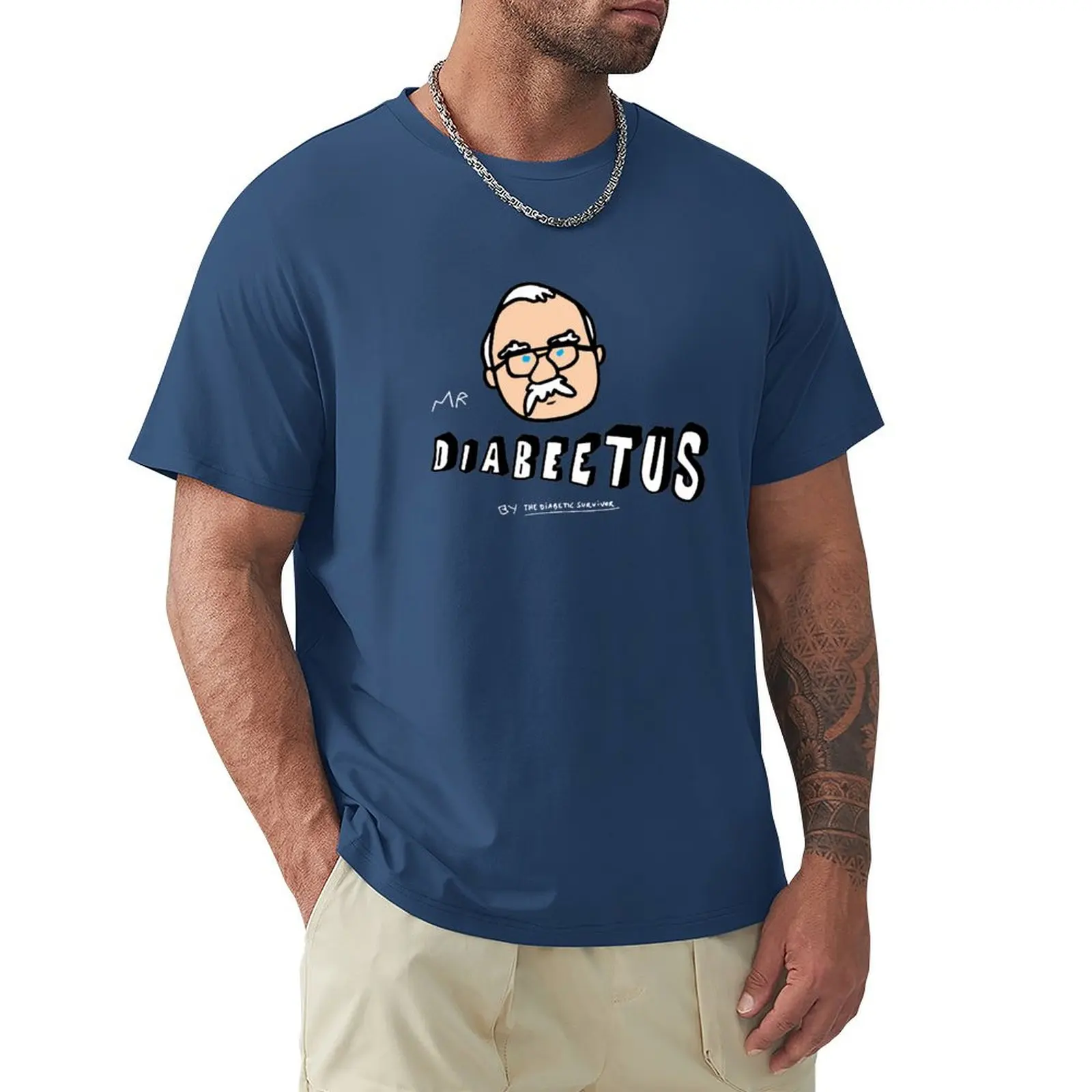 

Diabetes : MR Diabeetus T-shirt quick-drying hippie clothes funnys T-shirt men