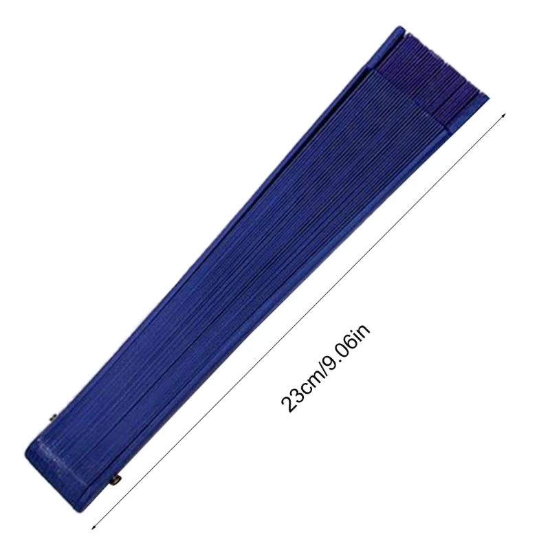 Folding Wooden Hand Fan for Weddings and Dance Parties