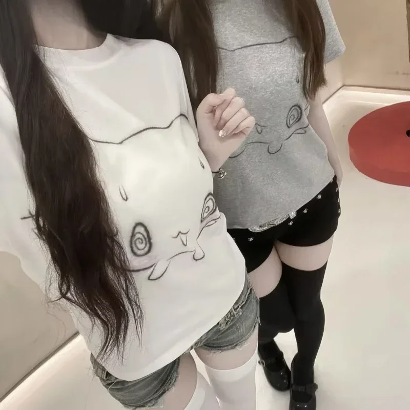รูปสินค้า เสื้อยืดแฟชั่นญี่ปุ่น พิมพ์ลายน่ารัก