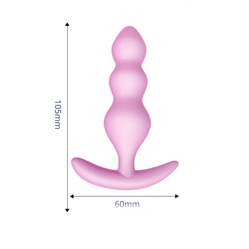 Weicher Silikon Analplug Mit Zugperlen Für Einsteiger_voghion.com