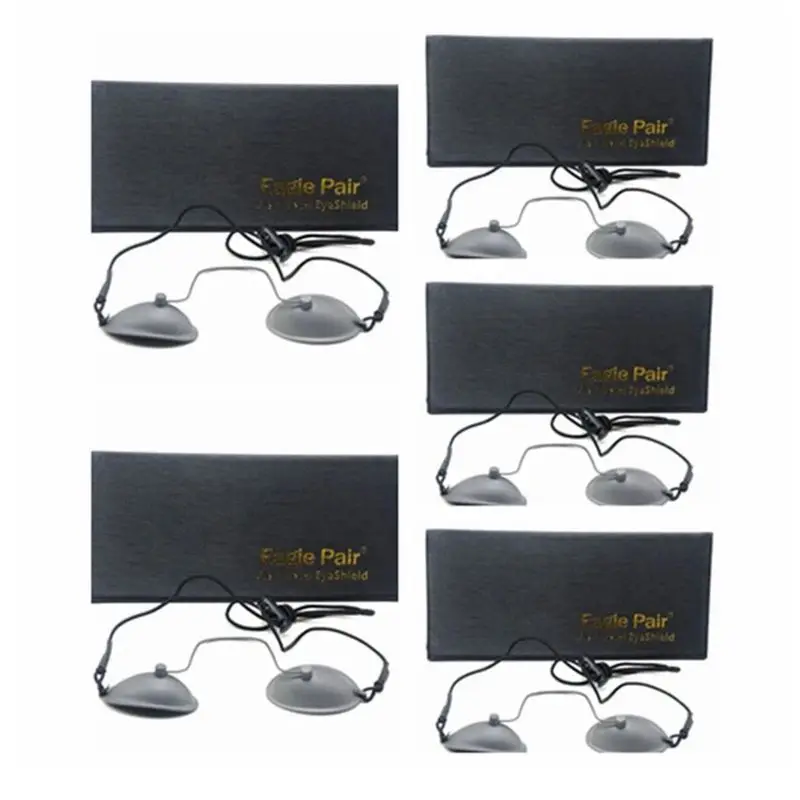 

5pcs 190nm-14000nm IPL Laser Protection Eyepatch Stainless Steel Goggles OD7+