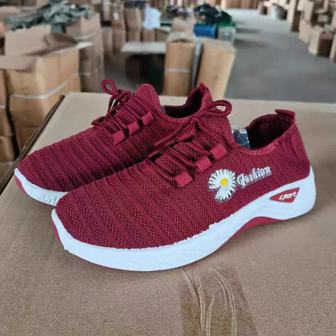 Casual sneakers casual board shoes women's shoes autumn true fly weaving old Beijing cloth shoes little daisy women's casual sports walking