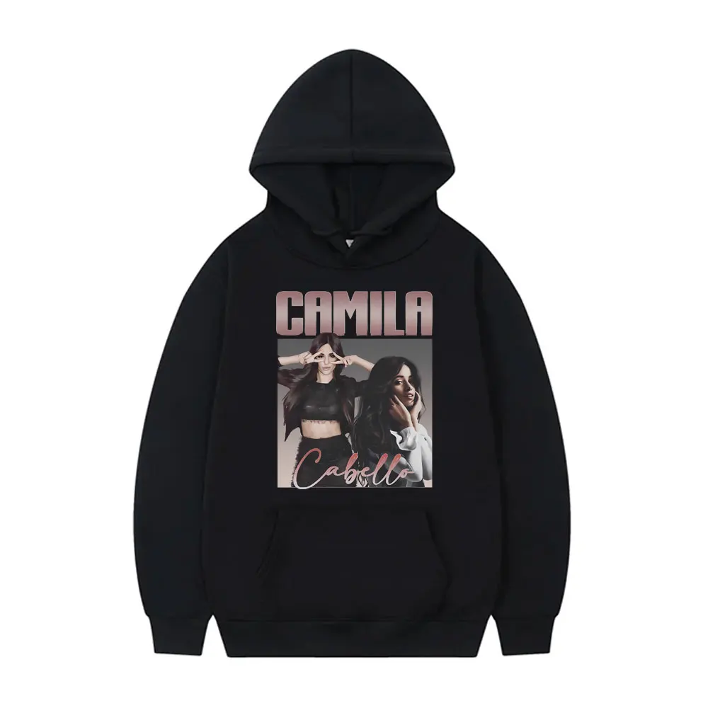 

Camila Cabello Print Hoodie Male Vintage Sweatshirt Men's Casual Long Sleeve Hoodies Tops Men Women Hip Hop Oversized Streetwear