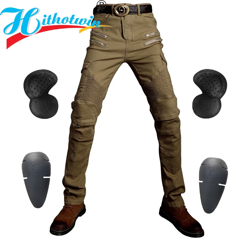 Motos, accesorios y piezas Ropa accesorios de protección blue,XS YFFS Pantalones De Moto Para Hombre Vaqueros Con Protección Pantalones De Motociclista Off-road Vaqueros De Carreras Rodilleras La Rodilla raghuinstech.com