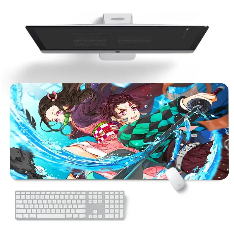 

Demon Slayer Gaming Mouse Pad Speed Desk Mats Deskmat Computer Tables Pc Gamer Accessories Playmat Mousepad Xxl Table Mat Kawaii