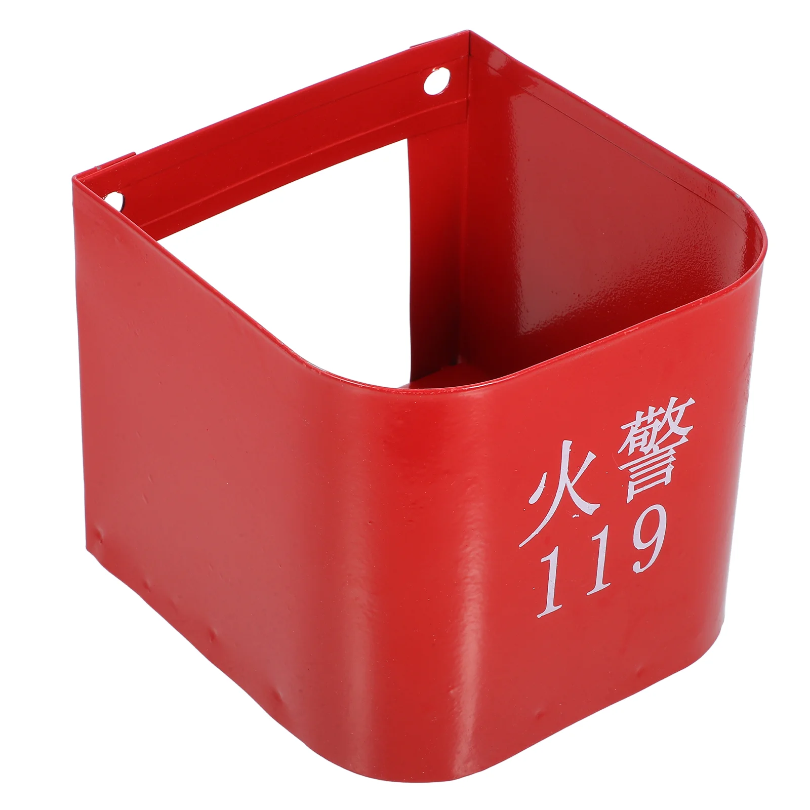 Fire Extinguisher Base Household Home Equipment Holder Red Iron Office Wall Mount