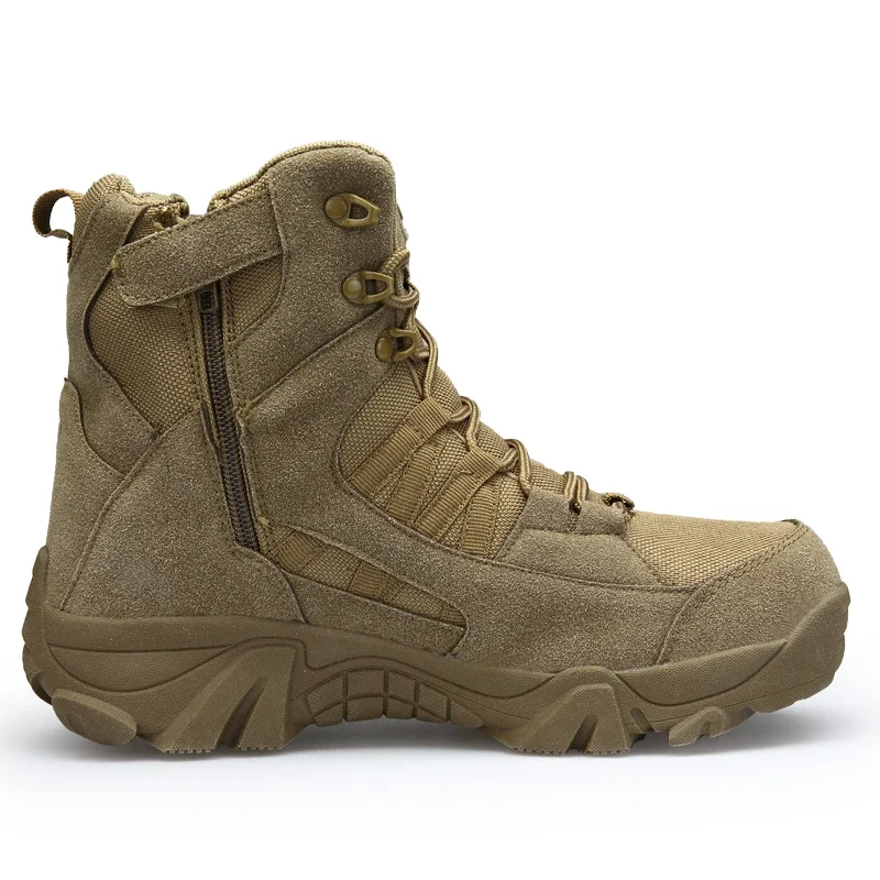 Men's Platform Boots Ankle Boots for Mens Desert Waterproof Working Safety Shoes Outdoor Hiking Shoes Men Climbing