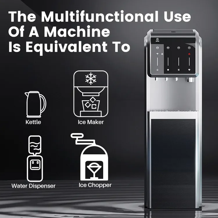Hot Sale Bottom Load Water Dispenser  Ice Cube Maker Machine Hot Cold Water China Standing Drinking Water Dispenser 4