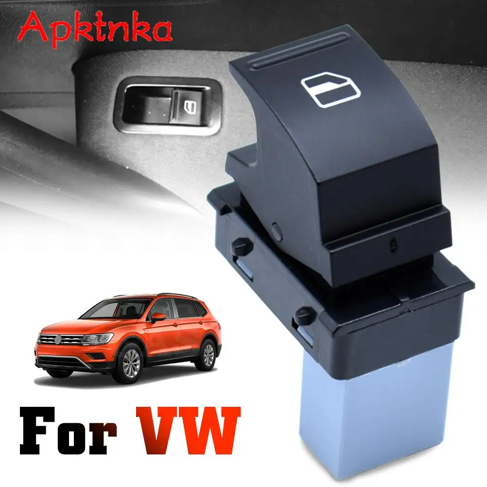 1X Fensterheber Schalter Elektrische Steuerung Lifter Knopf Beifahrers Eite Für Vw Golf Polo Passat Cc Jetta Tiguan Caddy Oe #1 K0959855