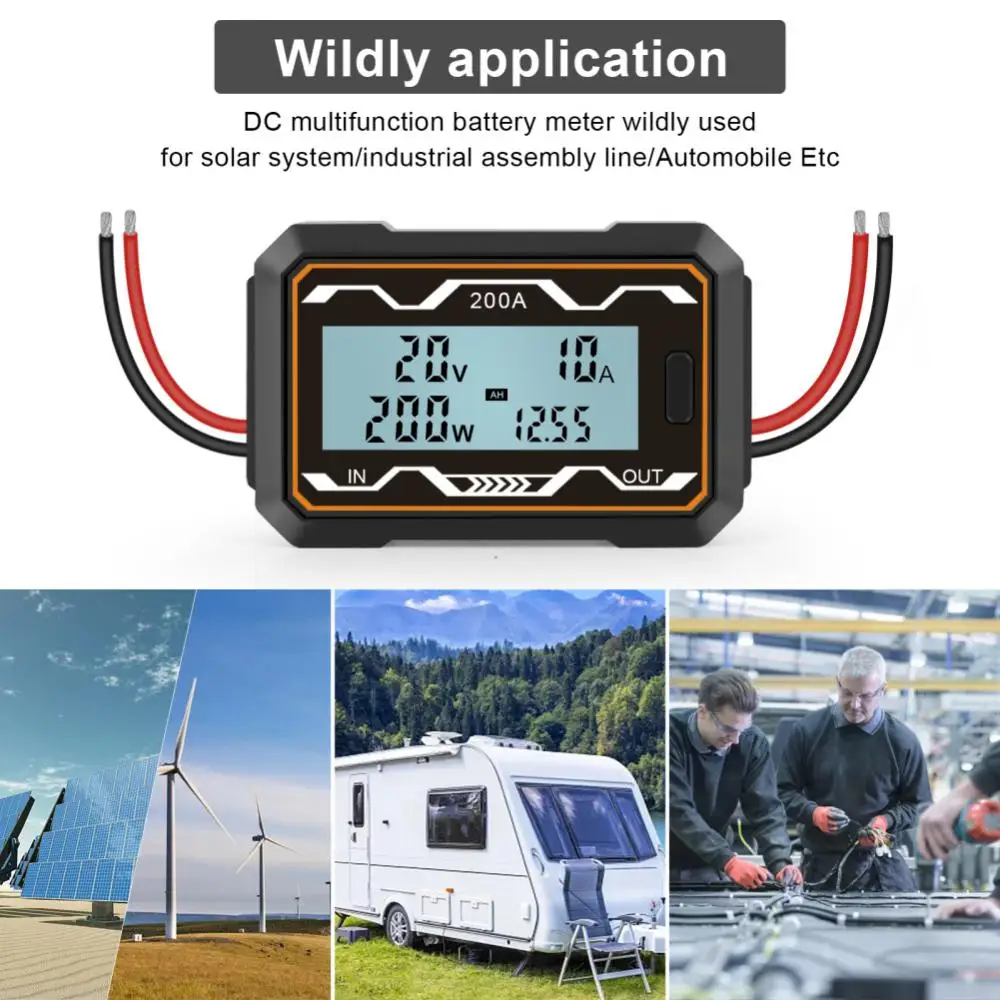 Description Picture 3 of itemWatt Meter High Accuracy Digital Wattmeter Backlight Lcd High Precision Electric Power Consumption Analyzer Power Meters Tools