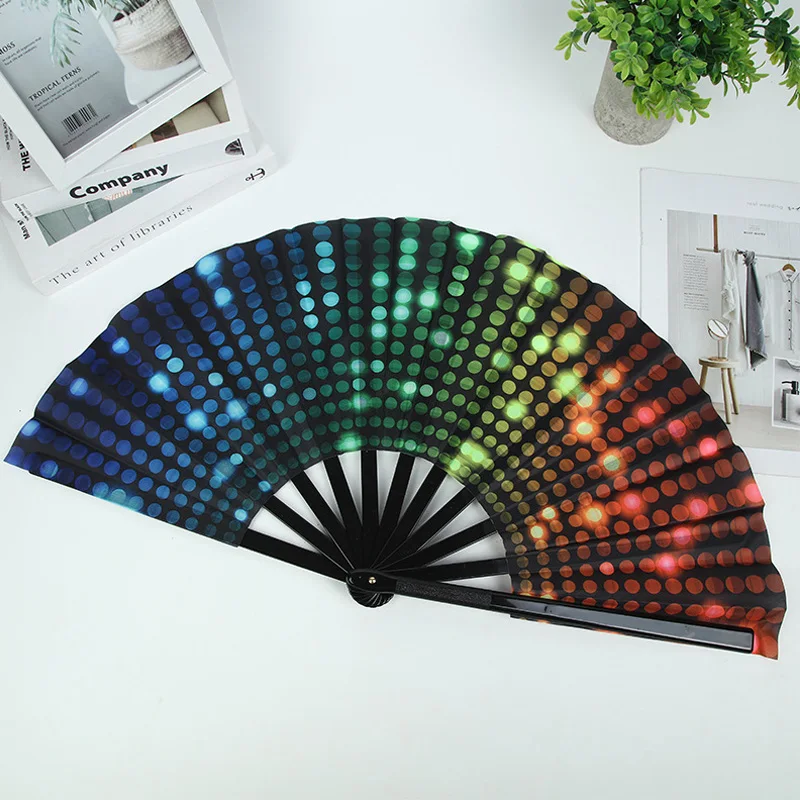 Chinese Kung Fu Fan Martial Arts Dance Folding Fan Traditional Martial Ventilador Portable Hand Folding Fans Performance Props folding fan hand fan kung fu fan