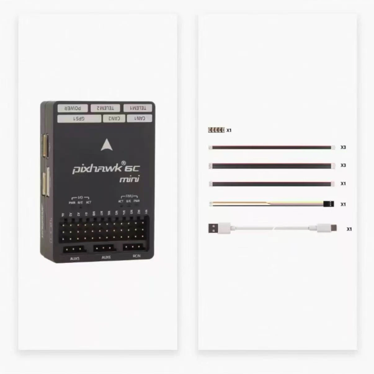 Мини-контроллер HolyBro Pixhawk 6C M9N/M10 GPS PM02 V3 12S/PM06 14S, модуль питания, детали мультиротора для самолета