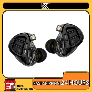 KZ ZAR Hybrid Driver In-ear Monitor 1DD + 7BA HiFi Headphones 2Pin Wired Headphones Music DJ Headphones Sports Gaming Earbud 1