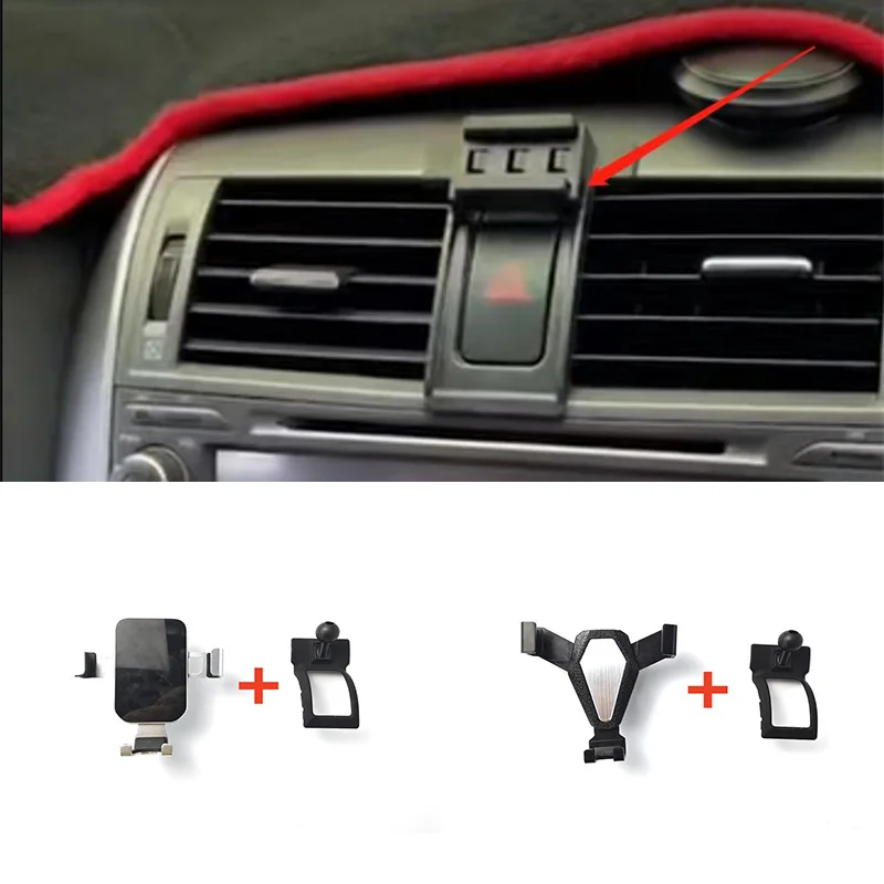 

1 комплект, автомобильный держатель для смартфона из пластика для Toyota Corolla MK10 2008-2013