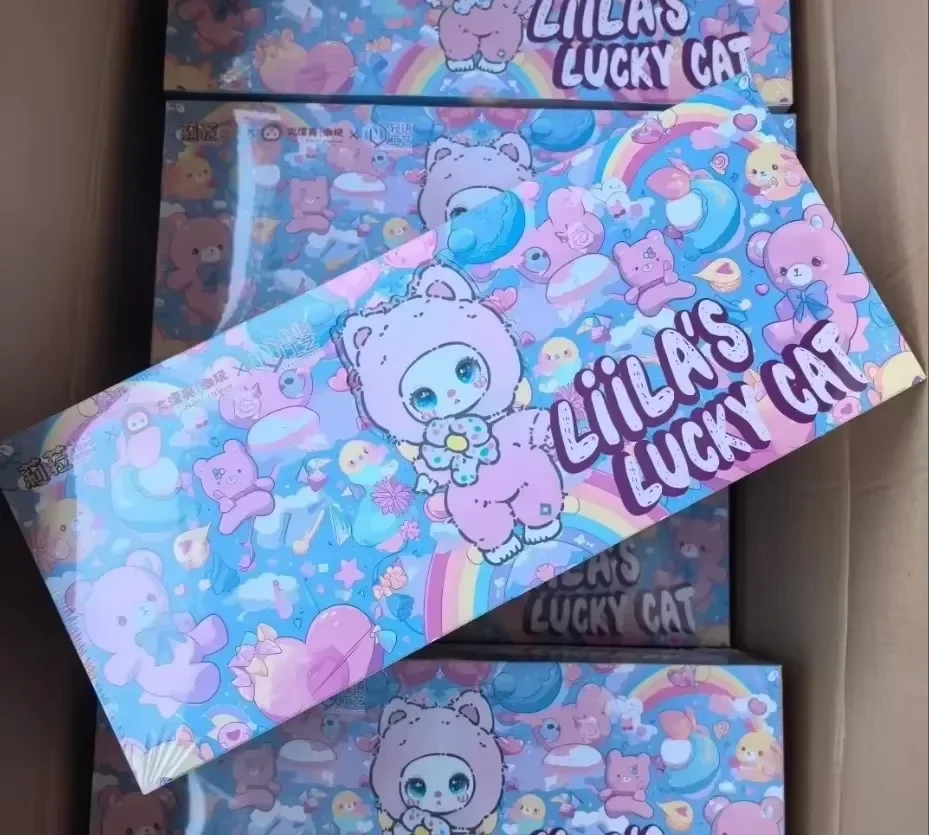 Genuine in Stock Liila Lucky Cat Plush Blind Box Doll Kawaii