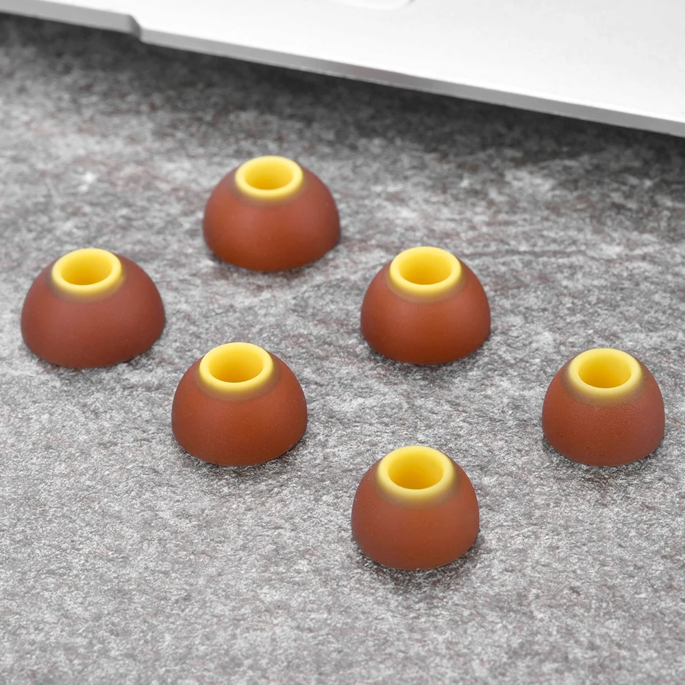 6Pcs for Xiaomi Air 2 Pro Memory Foam Ear Tips TWS Eartips for Freebuds/B&O H3 E4 E8/Sennheiser IE80 Earbuds Tips