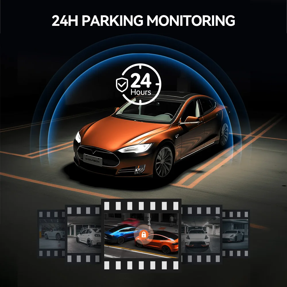 داش كام الذيب WOLFBOX G840H WIFI 2.5K + 1080P GPS...