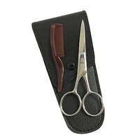 Eyebrow Scissor Beard Shears Trimming Scissors Kit Stainless Steel Mustache 2