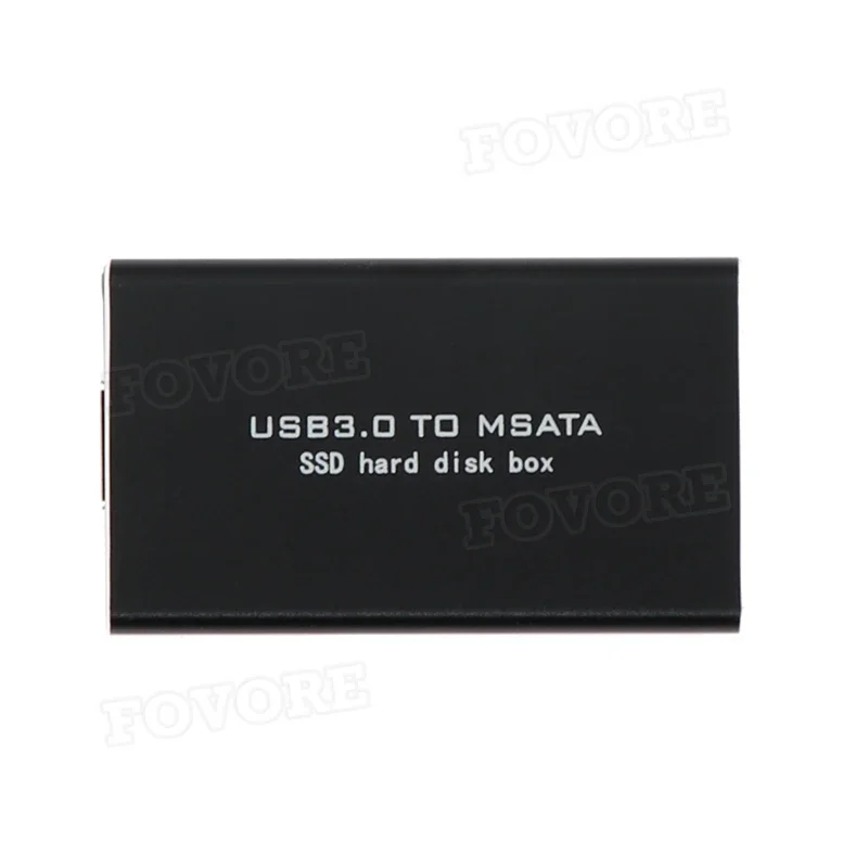 USB MSATA Case MSATA SSD to USB Adapter External Hard Drive Disk Box Storage Enclosure For KingSpec Kingdian mSATA S