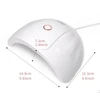 54W UV Nail Dryer Lamp With Automatic Sensor 18 UV LED Light For All Gels Professional Manicure Pedicure Nail Equipment 6