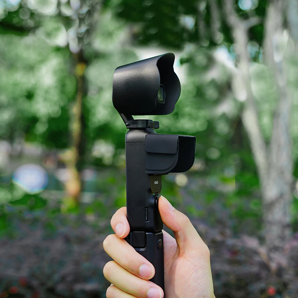 눈부심 방지 렌즈 후드, DJI 오즈모 포켓 3 용, 빛 차단, 쉐이드 커버, 카메라 액세서리