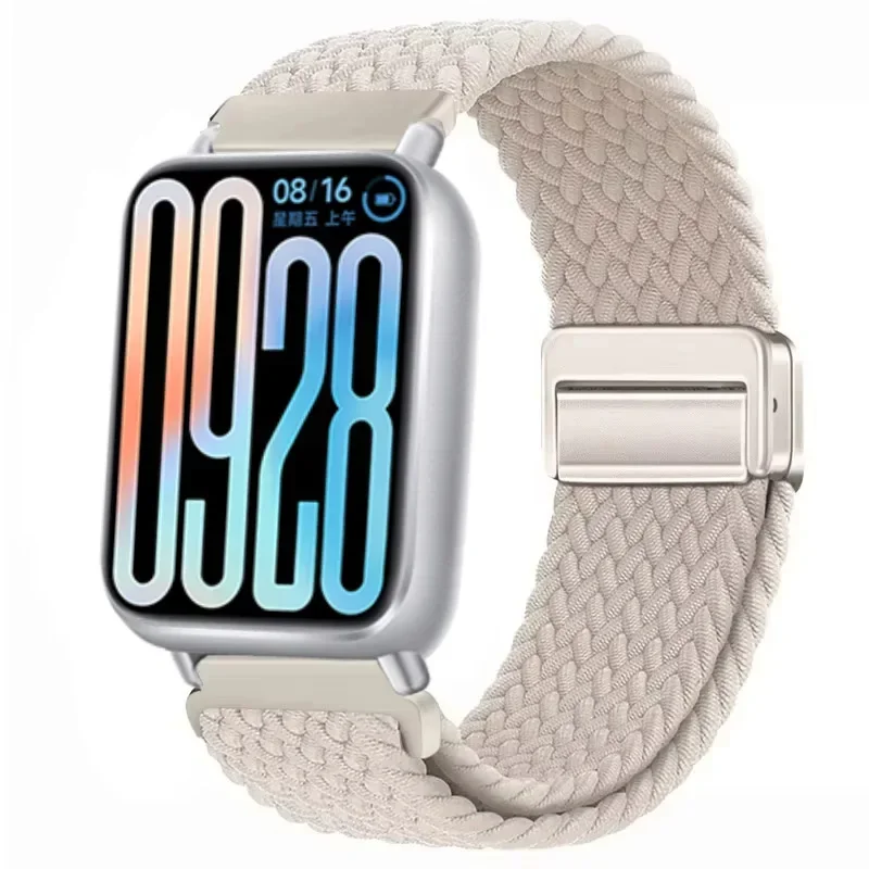 Nylon Braided Magnetic Buckle Strap - Breathable & Comfortable Replaceable Band