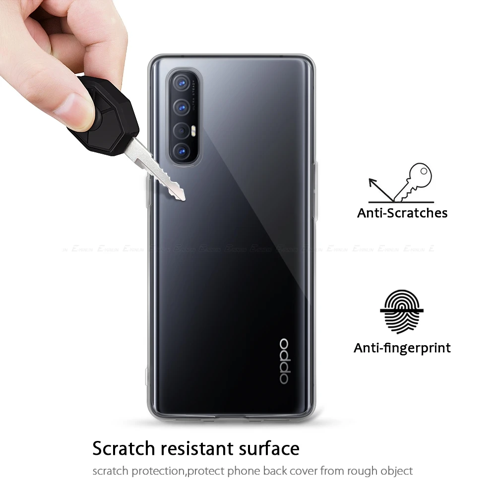 Slim Clear Soft Protective TPU Silicone Phone Case - Transparent Back Cover