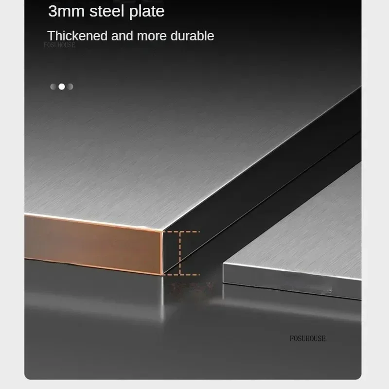 Italian Brushed Metal Kitchen Sinks for Rental Houses Waterfall Large Single Trough Table Control Sink Creative Sink for Kitchen