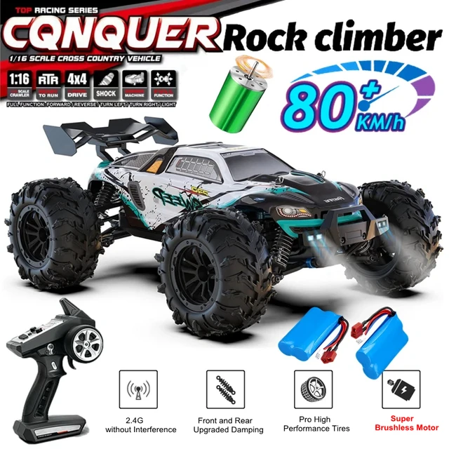 4WD Remote Control Car Off Road 4x4 RC High Speed Buggy Truck Super Brushless 50 or 80KM/H Fast Drift Racing Toy Kids Adults 1
