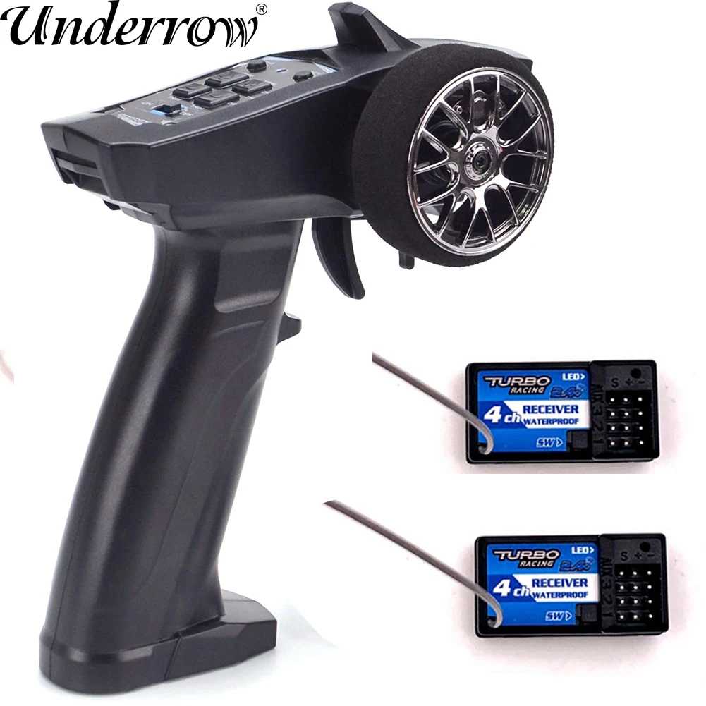 Turbo Racing 91803G-VT RC 2.4GHz 4CH Radio Transmitter Remote ...